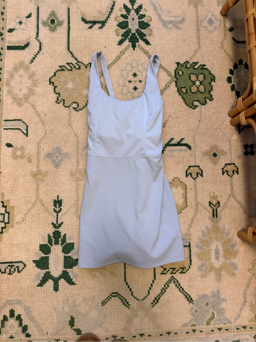 Light Blue Scoop-Neck tennis dress